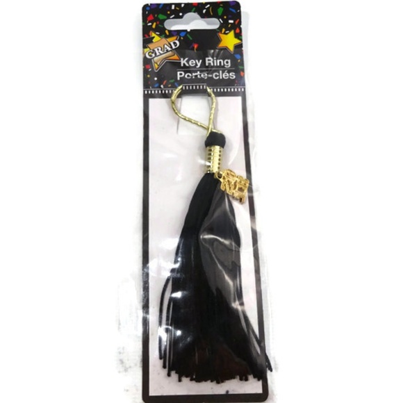 Graduation Black Tassel Keychain 2018 Charm NWT - Picture 1 of 3
